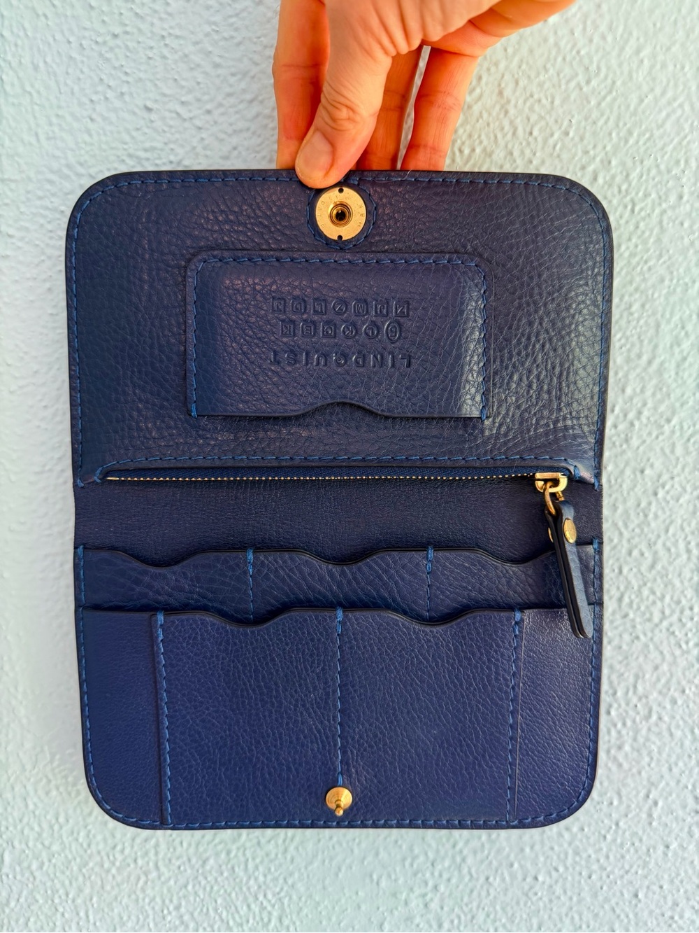 Lindquist LINA wallet in Indigo (sold out!) Excellent condition! the best wallet